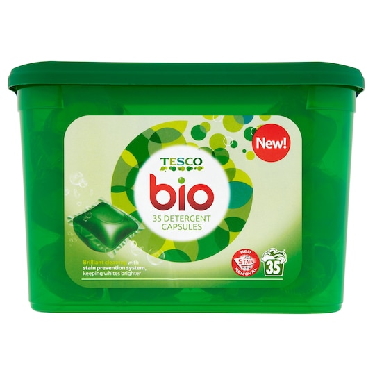 Tesco Biological 35 Detergent Capsules Tesco Groceries