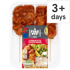 Tesco Fire Pit Korean Style Chicken Kebabs 260G