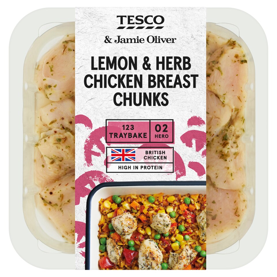 Tesco &Jamie Oliver Lemon & Herb Chicken Traybake 350G