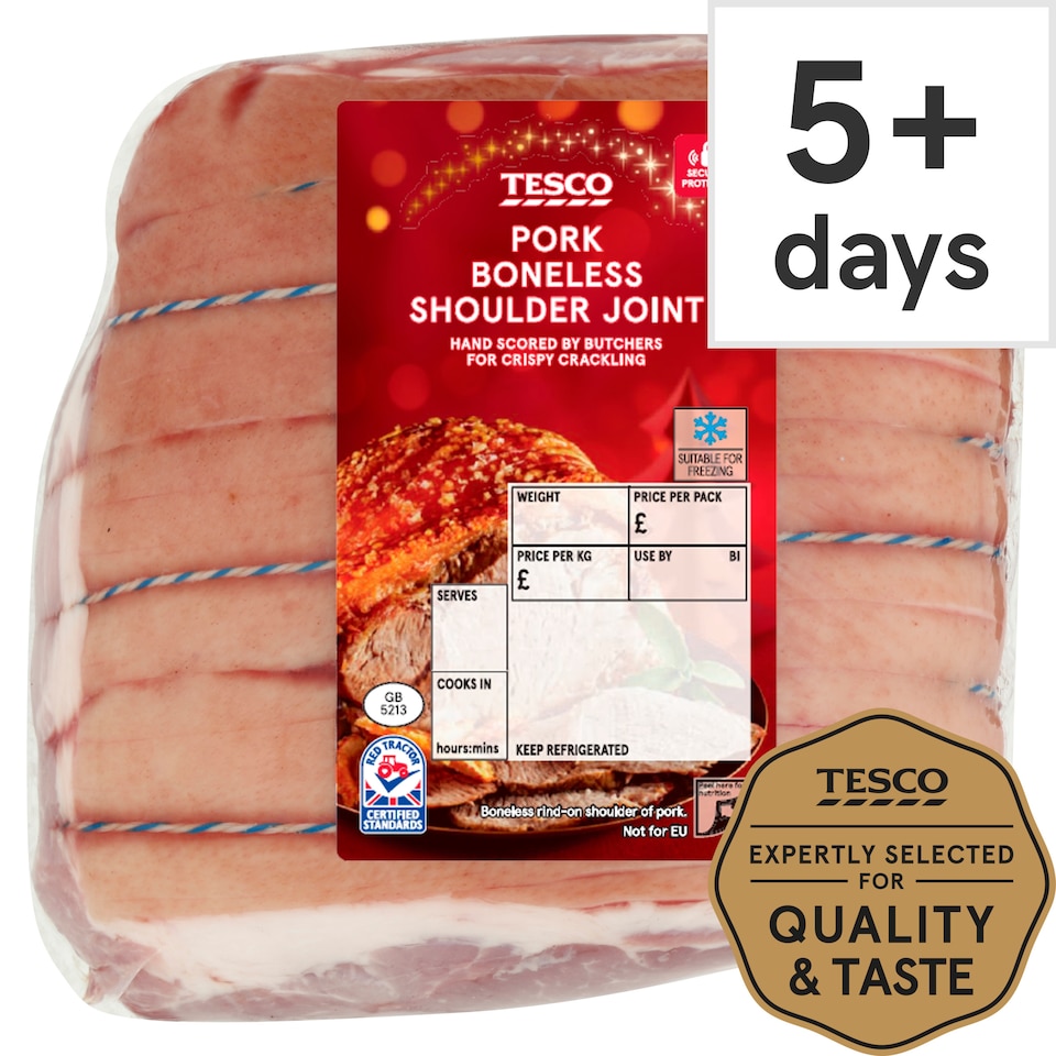 image 1 of Tesco Large Pork Shoulder Joint