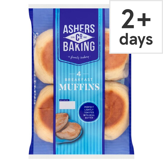 Ashers Toasting Muffins 4'S Tesco Groceries