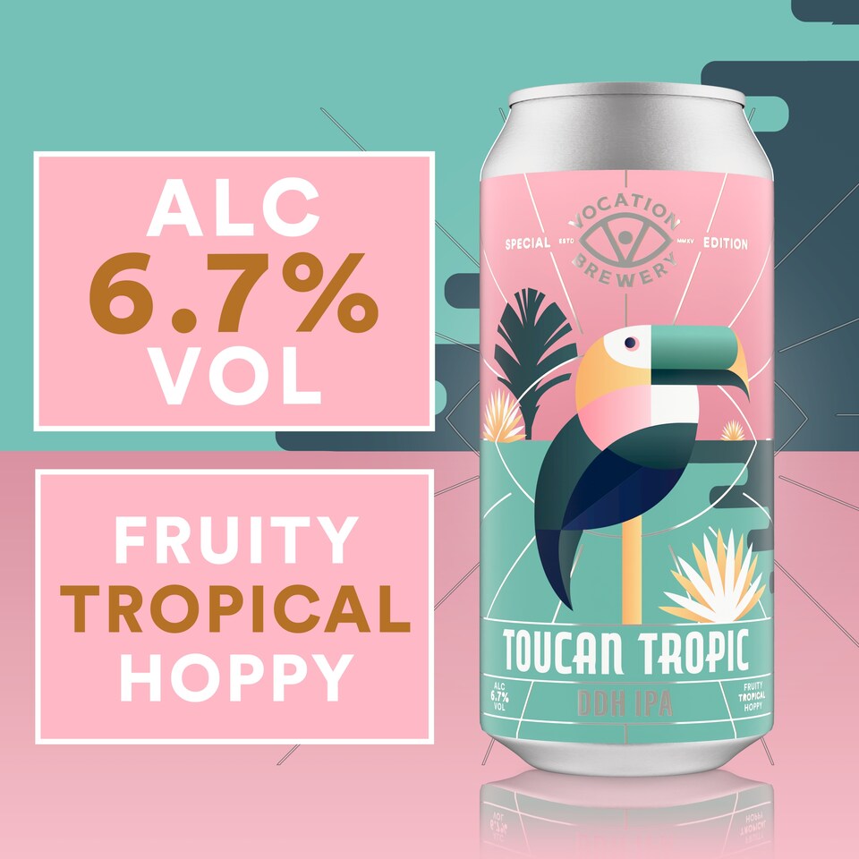 image 1 of Vocation Brewery Toucan Tropic DDH Fruity Tropical Hoppy 440ml