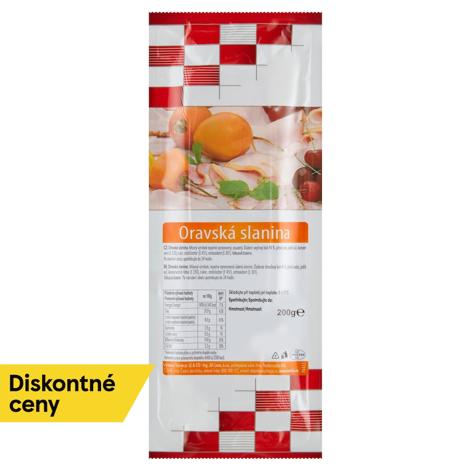 Oravská slanina 200 g