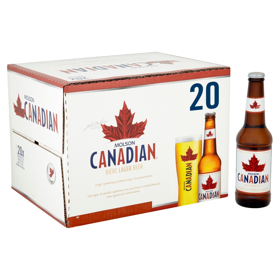 Molson Canadian 20X330ml Bottle