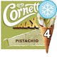 image 1 of Cornetto Max Pistachio Ice Cream Cone 4x90ml