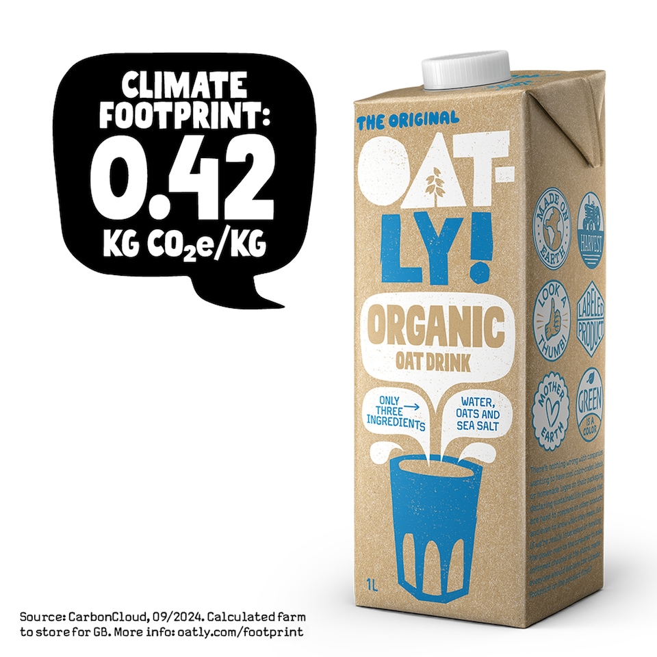 image 1 of Oatly Organic Oat Drink Long Life 1L
