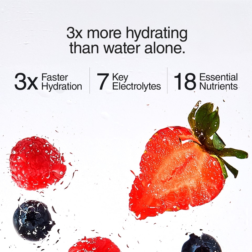 image 1 of Phizz Mixed Berry 3 in 1 Hydration, Electrolytes and Vitamins 10 Tablets 43g