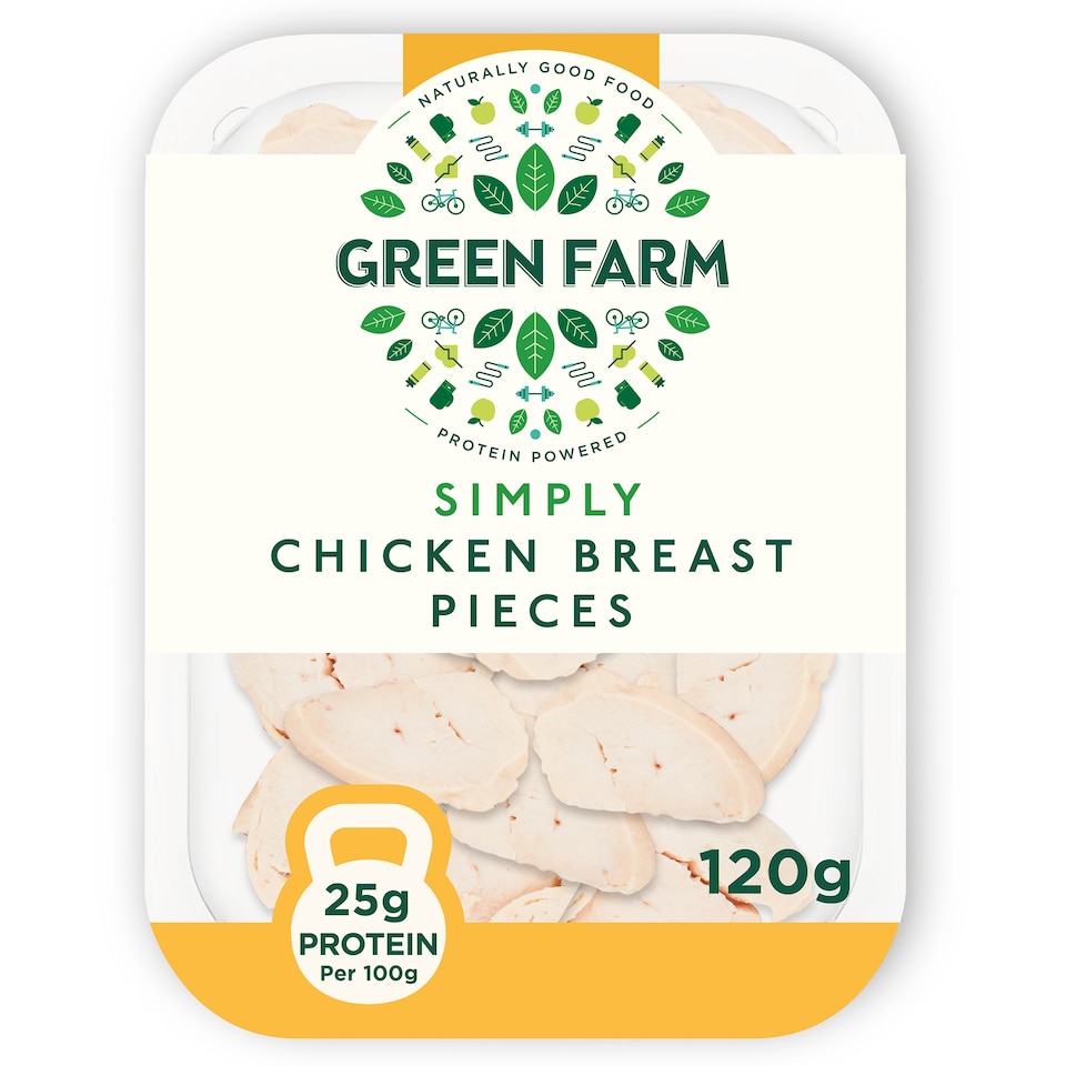 Green Farm Chicken Breast Pieces 120G