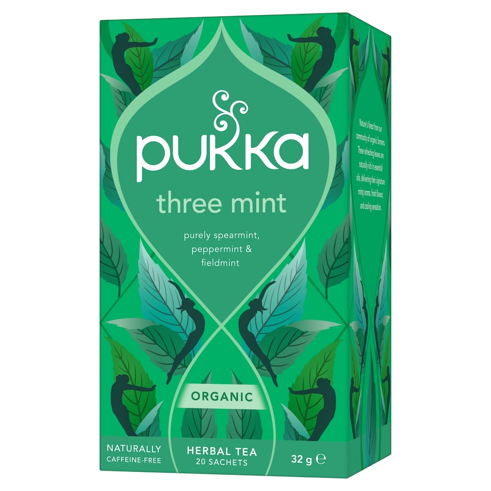 image 1 of Pukka Organic Three Mint 20 Tea Bags 32G