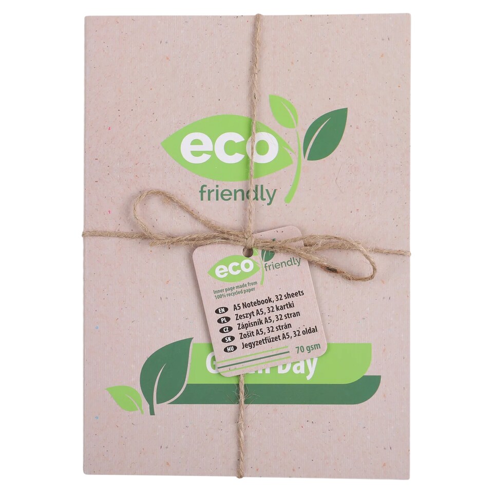 Eco Friendly jegyzetfüzet 32 oldal A5  1. kép