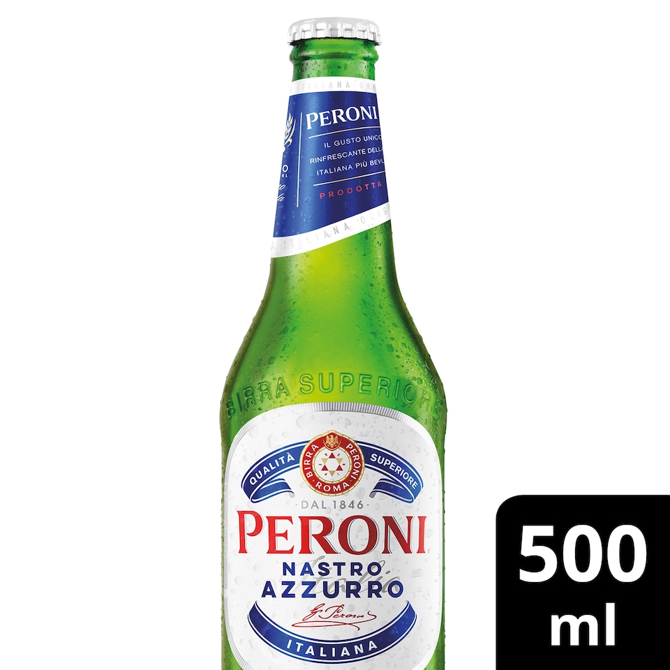 image 1 of Peroni Nastro Azzurro Beer Lager Bottle 500ml