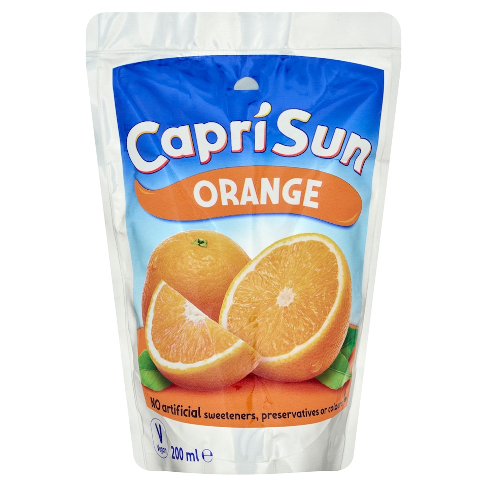 image 1 of Capri-Sun Orange Non-Carbonated Non-Alcoholic Fruit Drink 200ml
