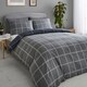 image 3 of Silentnight Check Duvet Set King