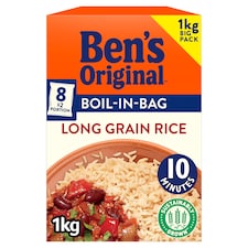 Ben's Original Boil In Bag Long Grain Rice 1Kg