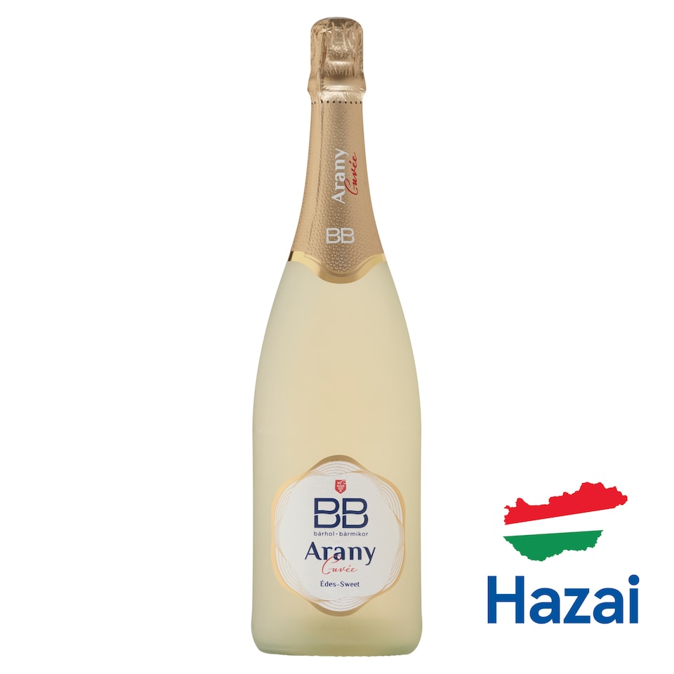 BB Arany Cuvée édes fehér pezsgő 11% 0,75 l