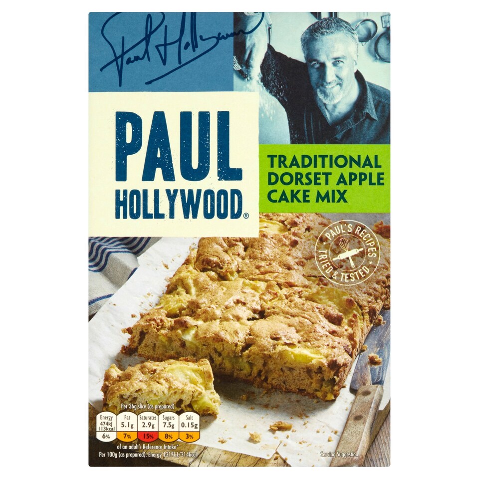 PAUL HOLLYWOOD DORSET APL LOAF CAKE MIX 336g