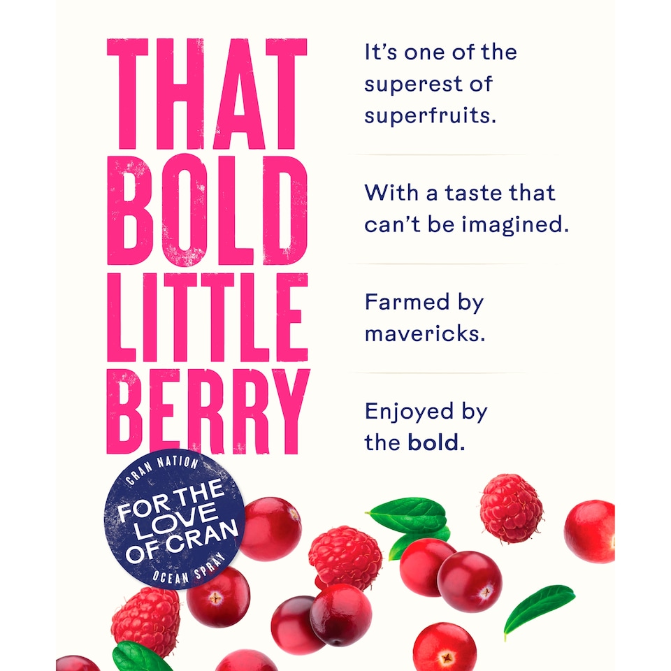 image 1 of Ocean Spray Cranberry & Raspberry Juice Drink 1 Litre