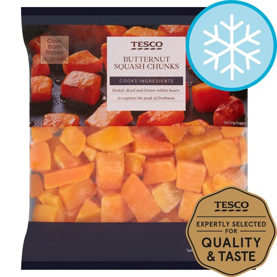 Tesco Butternut Squash Chunks 500G Tesco Groceries