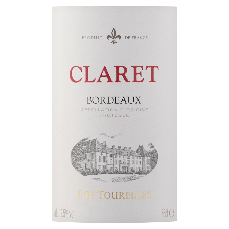 image 1 of Des Tourelles Claret Bordeaux 75Cl