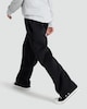 image 3 of F&F Boys Cotton Rich Wide Leg Drawstring Joggers in Black