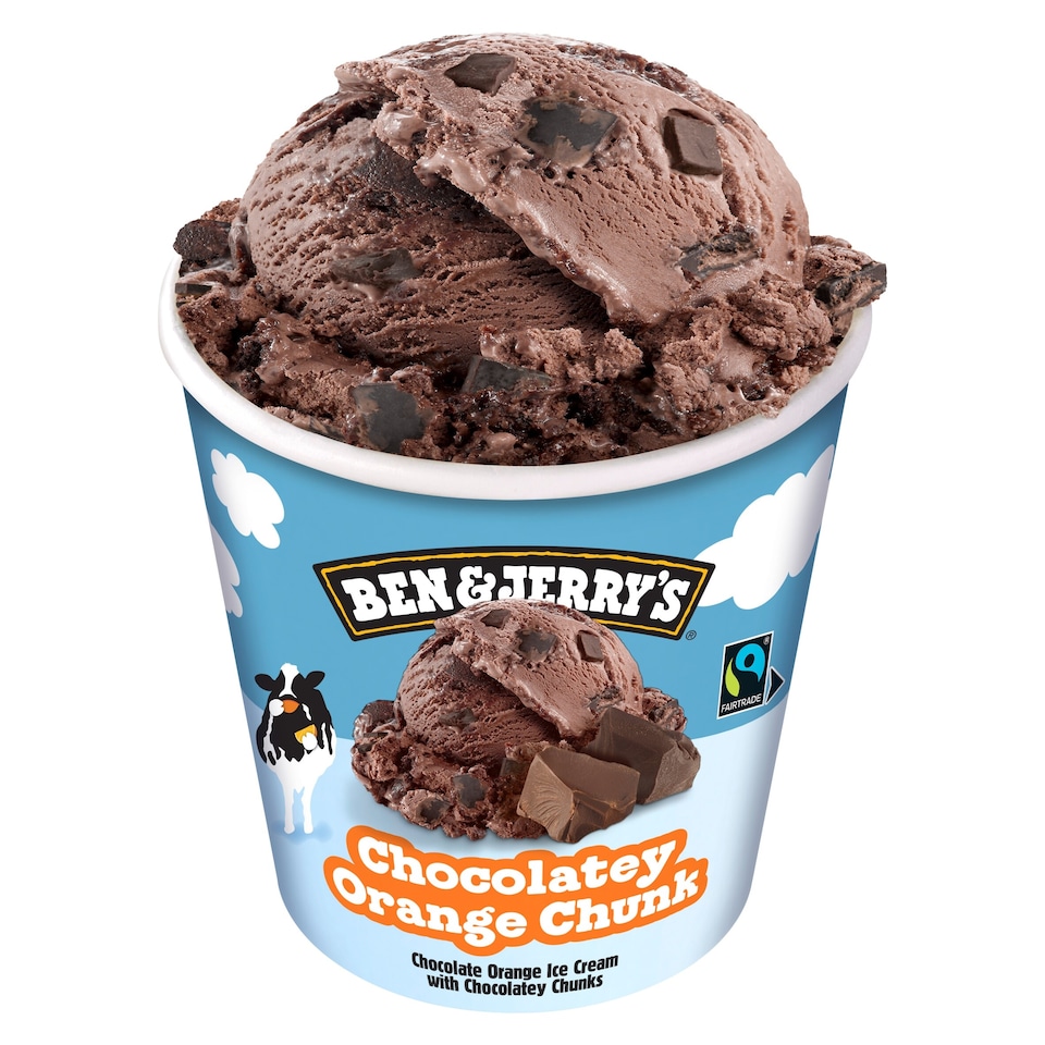 image 1 of Ben & Jerry's Chocolatey Orange Chunk 465ml Tub