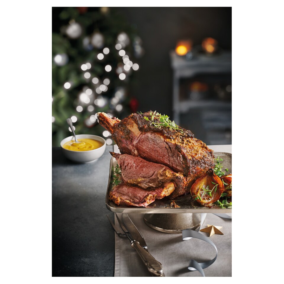 image 1 of Tesco Finest Chef’s Collection Black Treacle Butter Aged Côte de Boeuf 1.8-2.9kg (Serves 4 to 6)