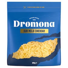 Dromona Grated Mild Cheddar Cheese 200 G