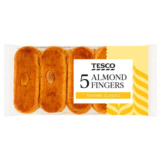Tesco Almond Fingers 5 Pack Tesco Groceries