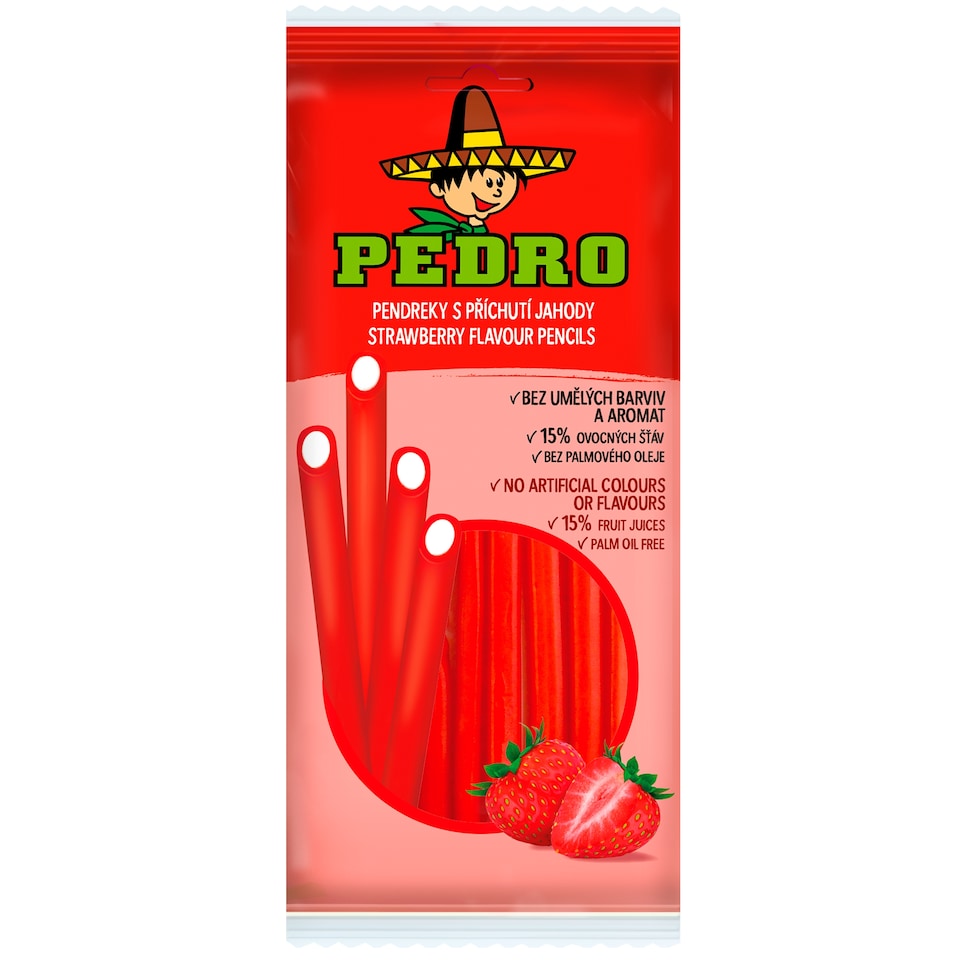 Pedro Pendreky s příchutí jahody 80g
