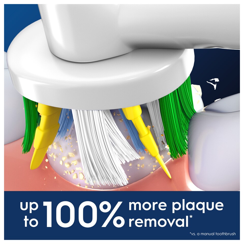 image 1 of Oral-B Pro Floss Action Replacement Electric Toothbrush Heads 5 pack