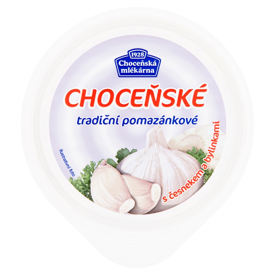 Choceňská Mlékárna Choceňské tradiční pomazánkové s česnekem a bylinkami 150g