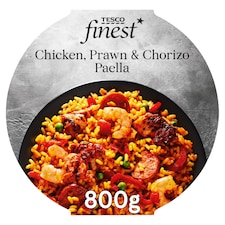 Tesco Finest Chicken , Chorizo & Prawn Paella 800G