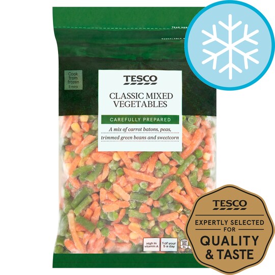 Tesco Mixed Vegetables 1Kg Tesco Groceries