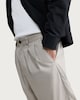 image 2 of The F&F Edit Cotton Rich Double Pleated Chino Trousers in Stone