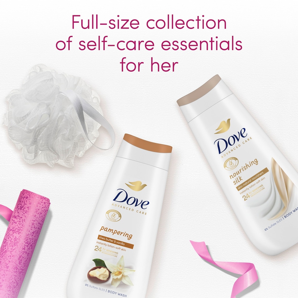 image 1 of Dove with Love Pampering Bodywash Gift Set