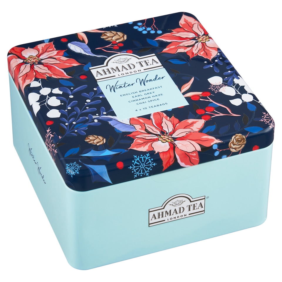 Ahmad Tea Winter Wonder výběr černých, zelených a černých aromatizovaných čajů 40 x 2g (80g)