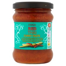 Tesco Thai Red Curry Paste 220G