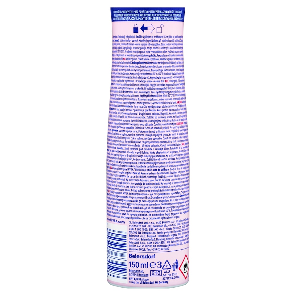 obrázok 1 z Nivea Pearl & Beauty Sprej antiperspirant 150 ml