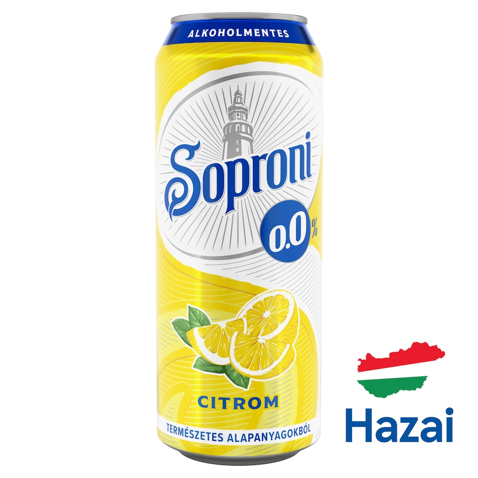 Sopron Lemon Non-Alcoholic Beer Drink 0,0% 500 ml
