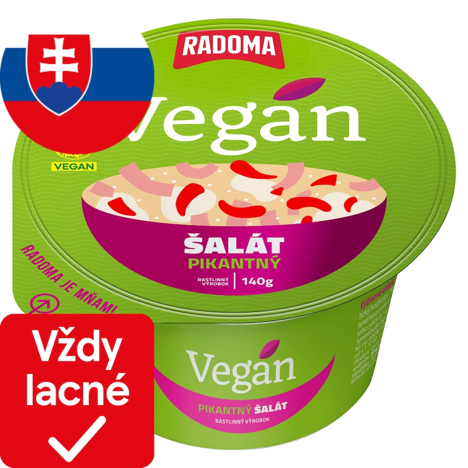 PRETO Radoma Vegan pikantný šalát 140 g