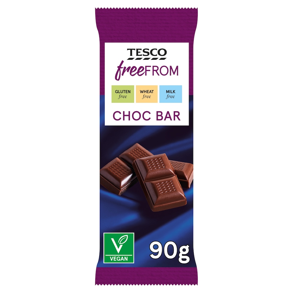 Tesco Free From Chocolate Bar 90G