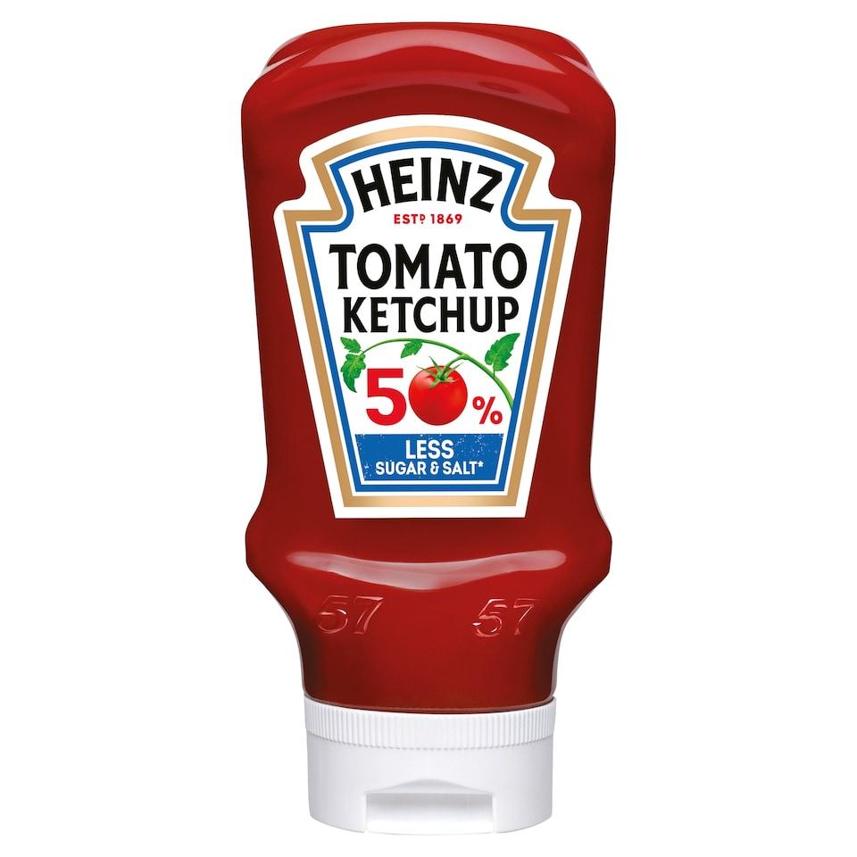 image 1 of Heinz Tomato Ketchup 50% Less Sugar 435G