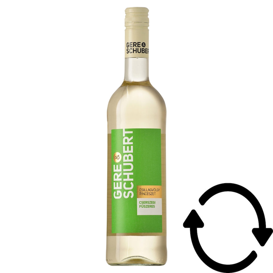 Gere - Schubert Cserszegi Fűszeres száraz fehérbor 11,5% 0,75 l