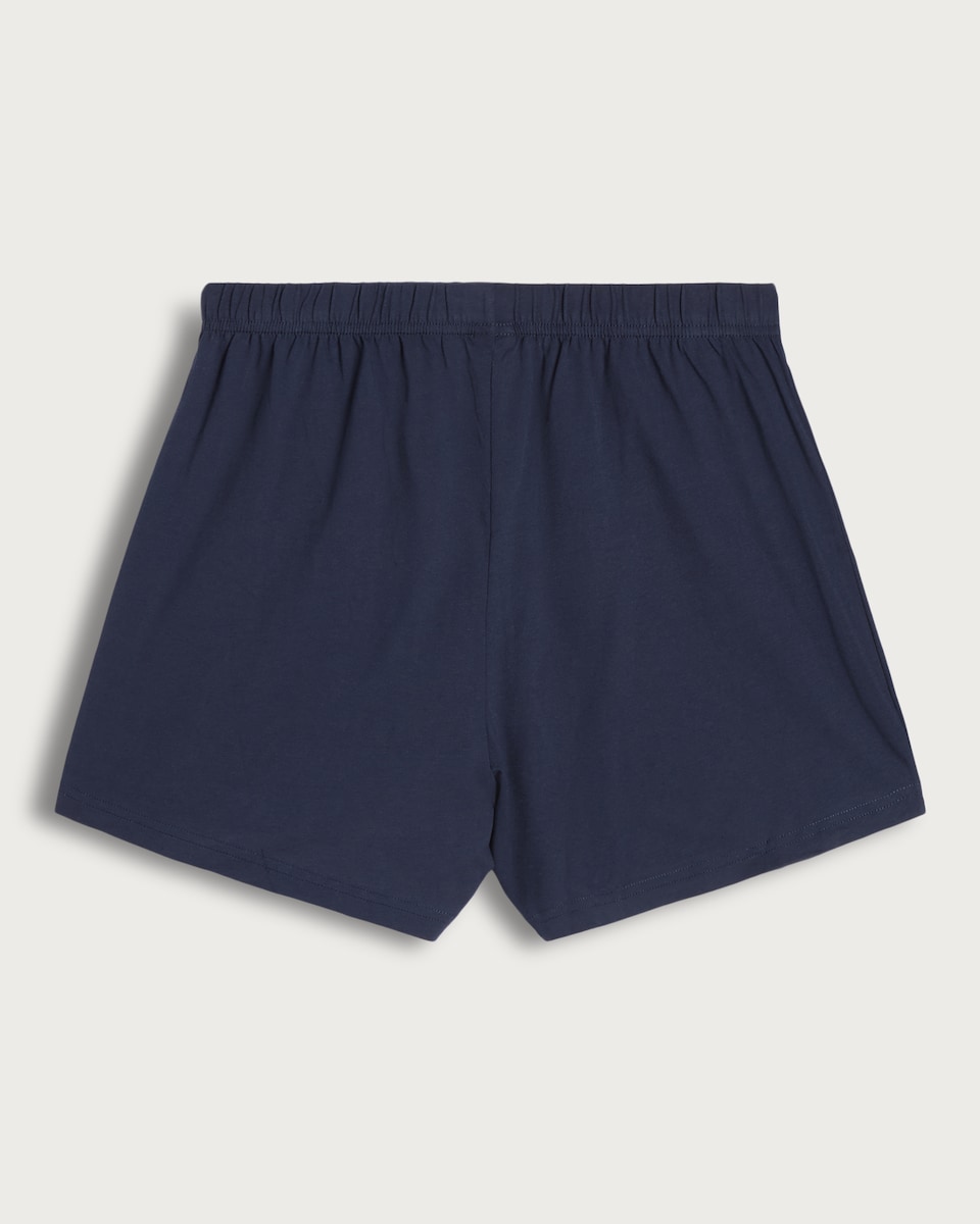 image 1 of F&F 2-Pack Pure Cotton Jersey Boxers in Navy