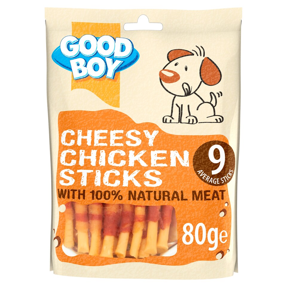 Good Boy Chessy Chicken Sticks 80G