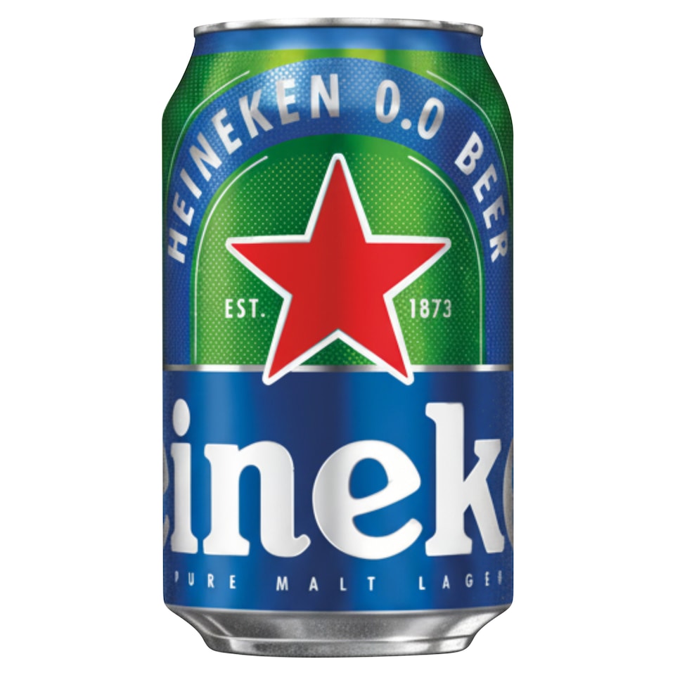 Heineken 0.0 Alcohol-Free Lager Beer 0,0% 0,33 l