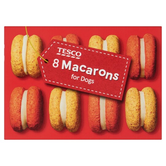 Tesco Macarons For Dogs 8 Pack Tesco Groceries