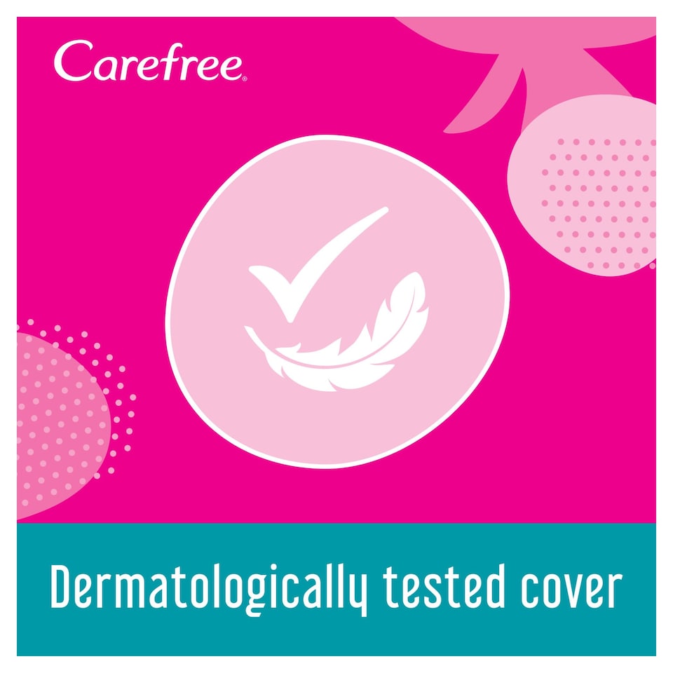 image 1 of Carefree Cotton Panty Liners Unscented 56 Pack