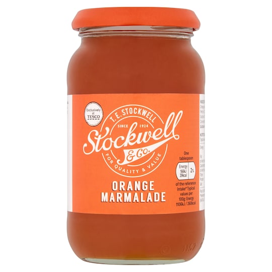 Stockwell & Co Orange Marmalade 454G Tesco Groceries