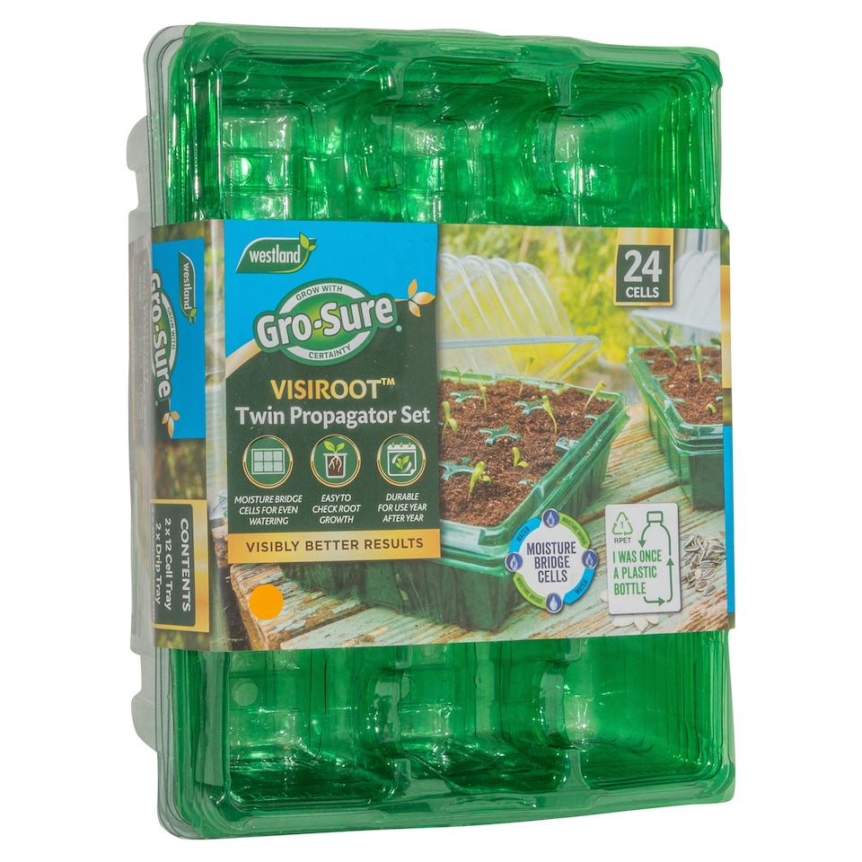 Gro-Sure Visiroot Twin Propagator Set